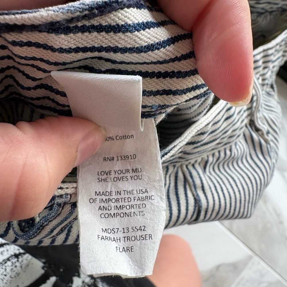 Show Me Your MuMu Striped Flare Jeans - Picture 6 of 7
